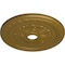 Ekena Millwork Palmetto Ceiling Medallion (Fits Canopies up to 3 5/8"), 23 5/8"OD x 3 5/8"ID x 1 5/8"P, Gold CM23PMGLS - alternate 2